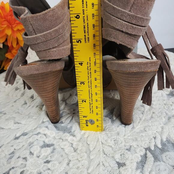 Vince Camuto Janessa Peep Toe Booties size 9.5 - Picture 7 of 9